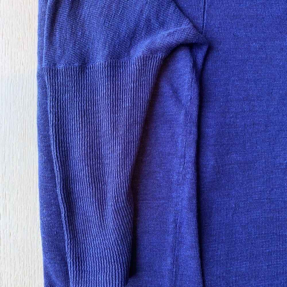 Eileen Fisher Size Small Blue Lightweight Oversized Sweater New 0130 - Picture 8 of 9